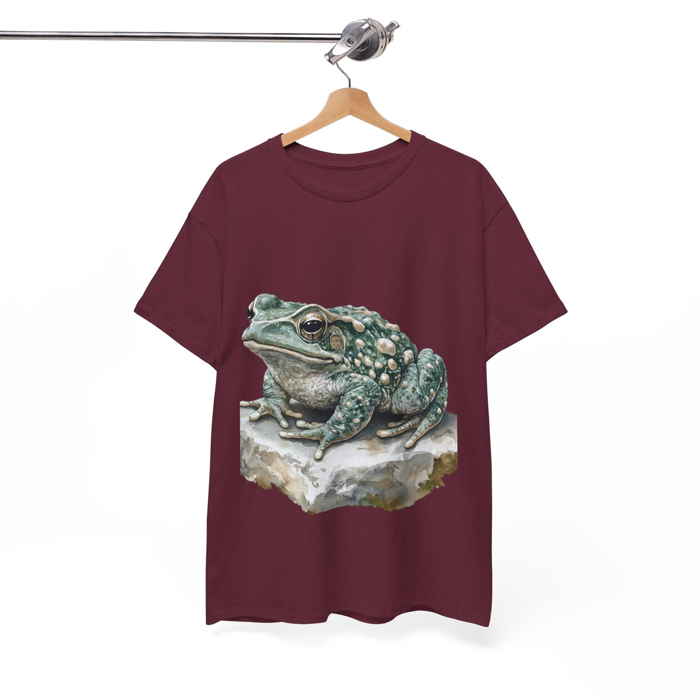 Frog Art Unisex Cotton Tee, Animal Lover Gift, Nature T-Shirt, Eco-Friendly Fashion, Men's & Women's Casual Wear