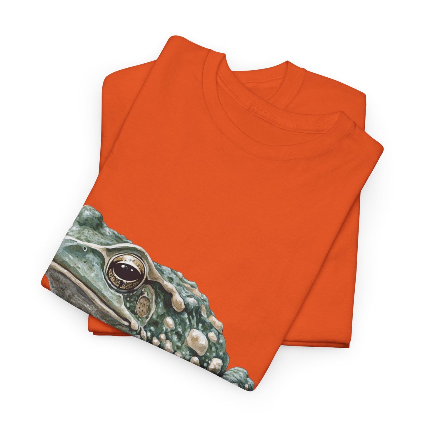 Frog Art Unisex Cotton Tee, Animal Lover Gift, Nature T-Shirt, Eco-Friendly Fashion, Men's & Women's Casual Wear