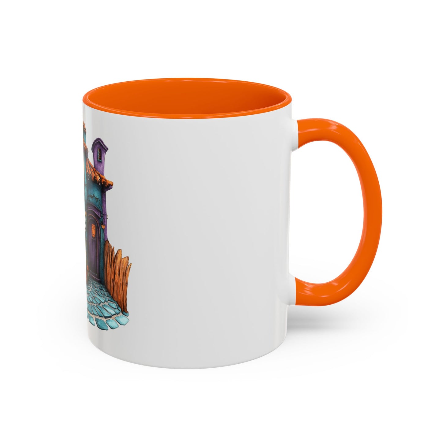Charming Haunted House Mug - Perfect for Halloween, Coffee Lovers, Home Decor, Gift Idea, Unique Art