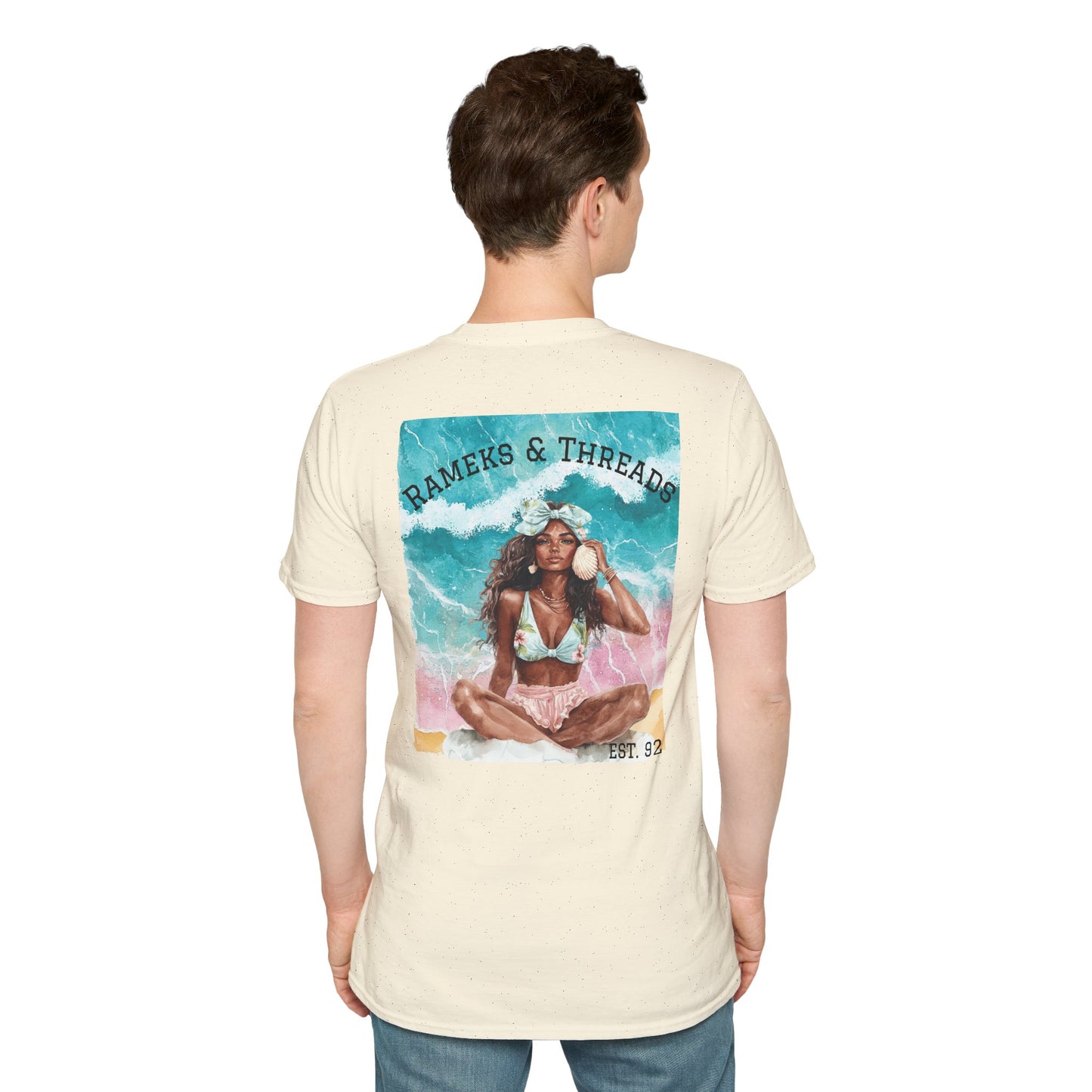 T-Shirt — "Rest Mode Activated" Floral Beach Graphic Tee