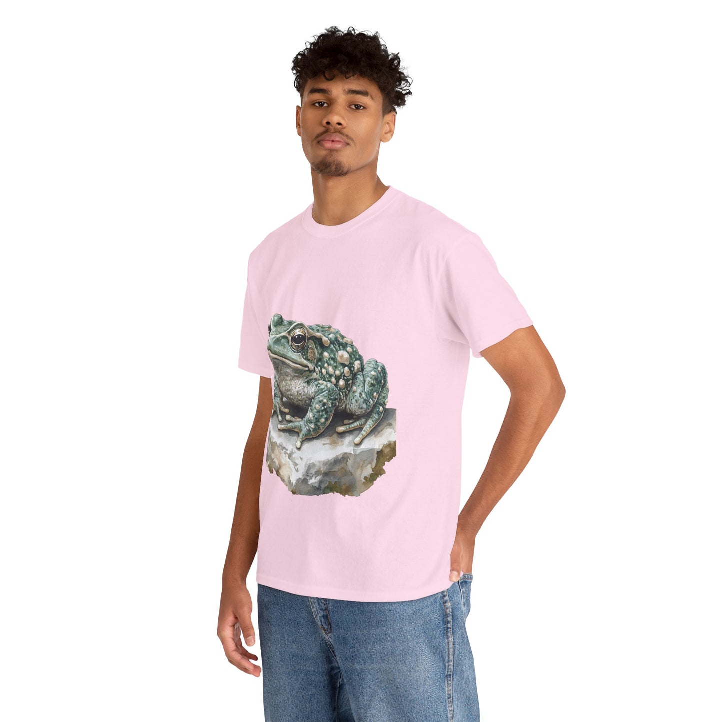 Frog Art Unisex Cotton Tee, Animal Lover Gift, Nature T-Shirt, Eco-Friendly Fashion, Men's & Women's Casual Wear