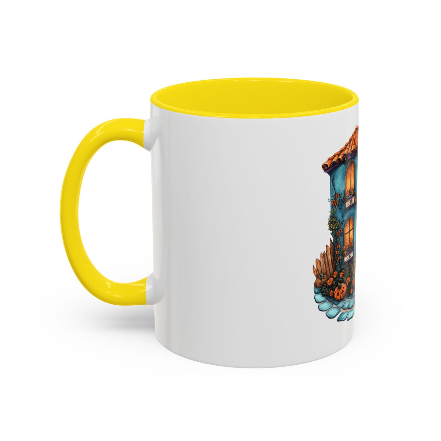 Charming Haunted House Mug - Perfect for Halloween, Coffee Lovers, Home Decor, Gift Idea, Unique Art