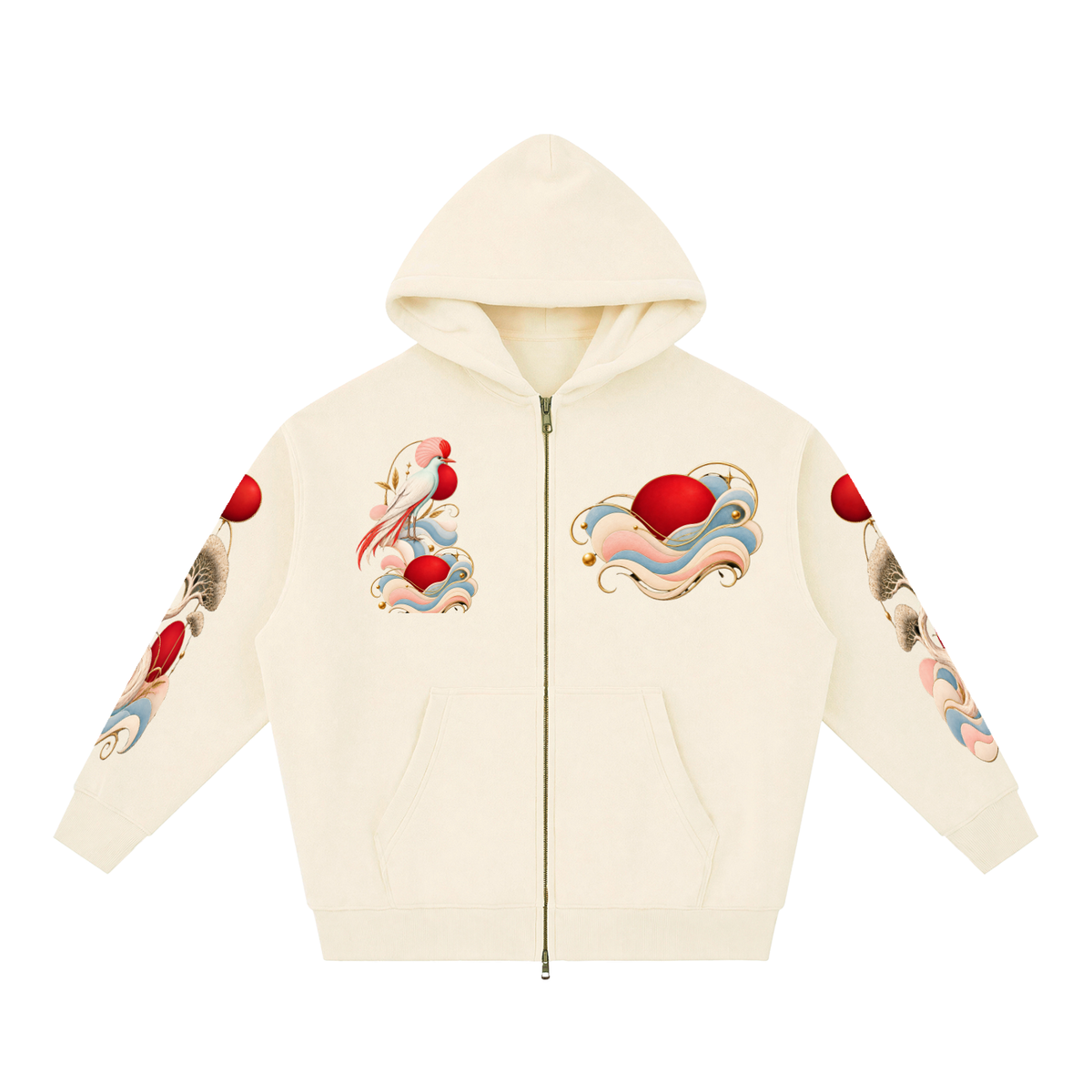 YukiHana Oversized Fleece Hoodie