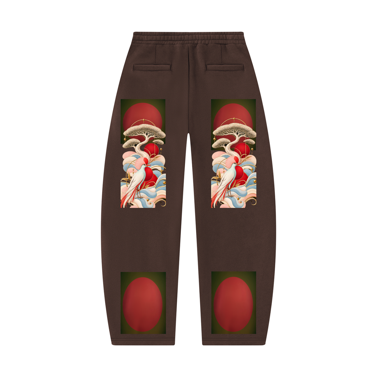 YukiHana Barrel Leg Sweatpants