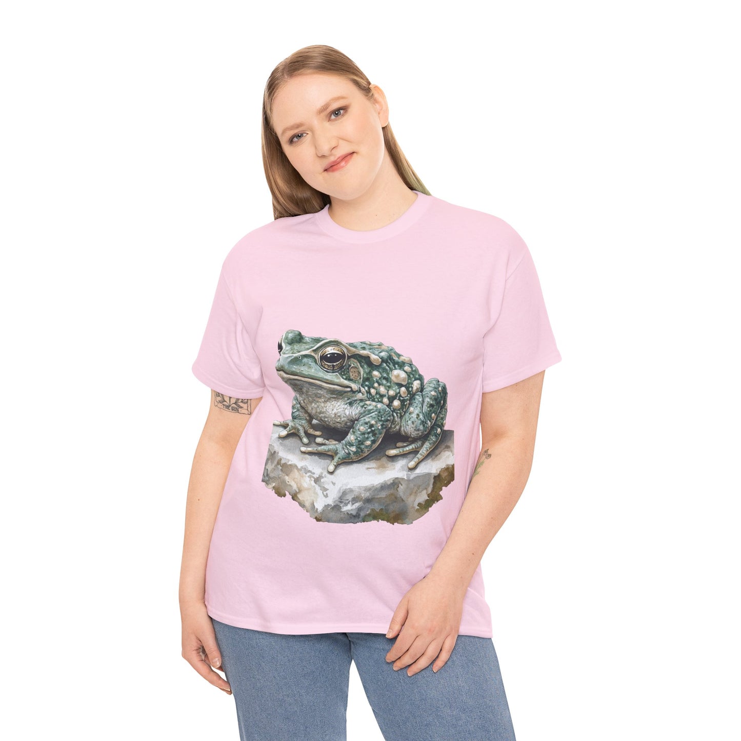 Frog Art Unisex Cotton Tee, Animal Lover Gift, Nature T-Shirt, Eco-Friendly Fashion, Men's & Women's Casual Wear