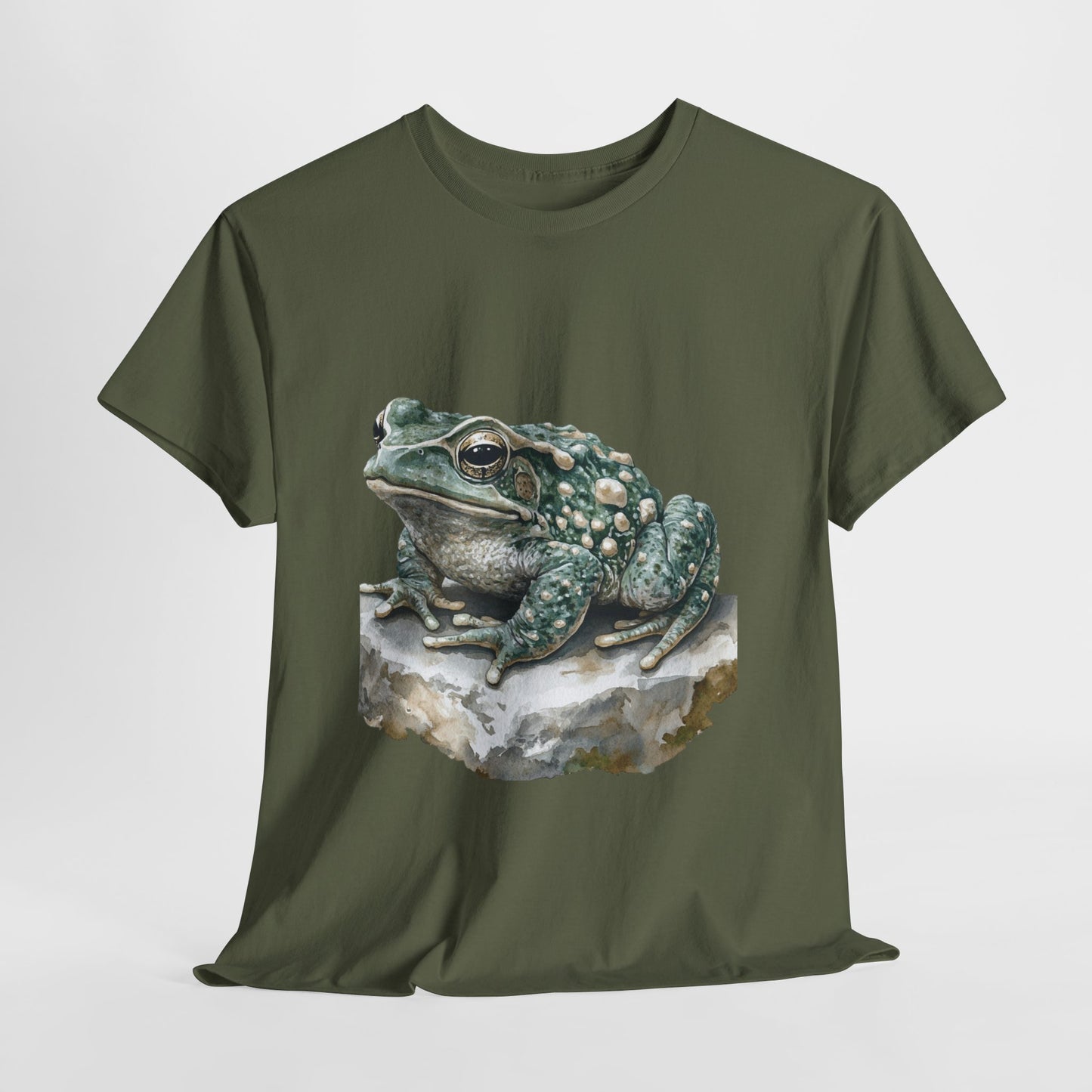 Frog Art Unisex Cotton Tee, Animal Lover Gift, Nature T-Shirt, Eco-Friendly Fashion, Men's & Women's Casual Wear