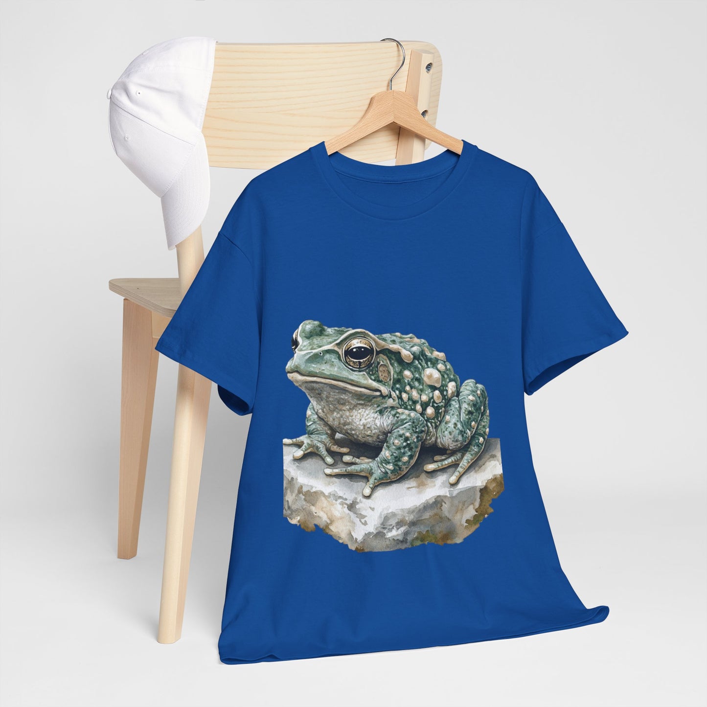 Frog Art Unisex Cotton Tee, Animal Lover Gift, Nature T-Shirt, Eco-Friendly Fashion, Men's & Women's Casual Wear