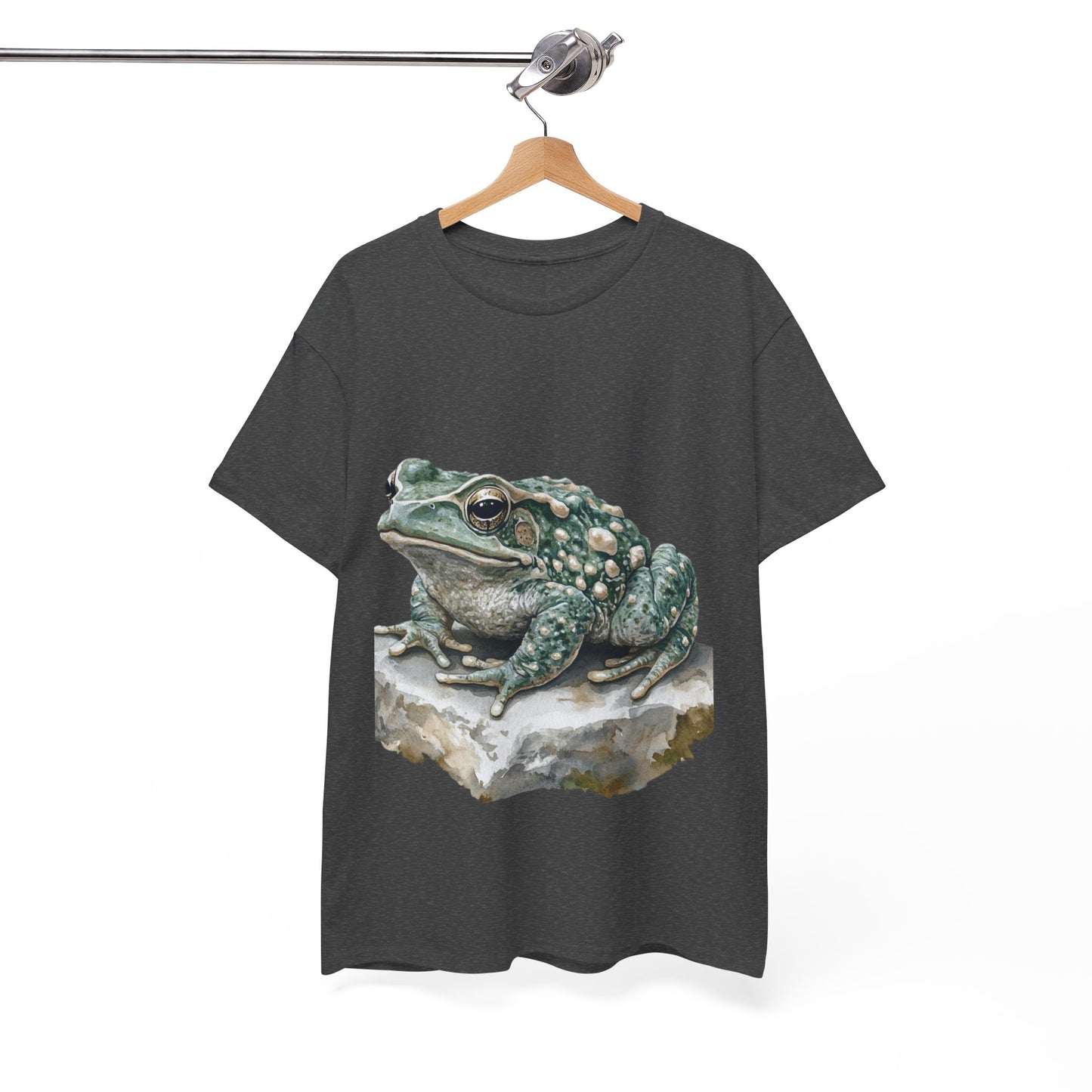 Frog Art Unisex Cotton Tee, Animal Lover Gift, Nature T-Shirt, Eco-Friendly Fashion, Men's & Women's Casual Wear