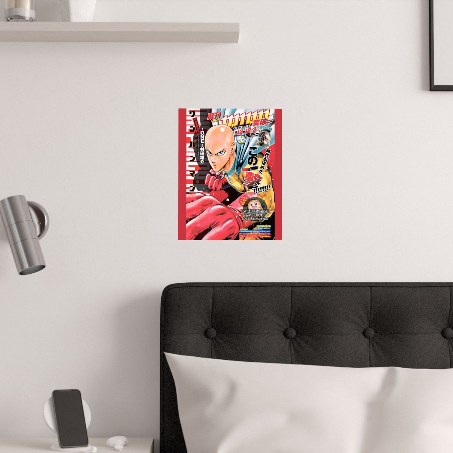 ONE PUNCH MAN Satin Poster — 'Lost in Paradise' Anime Wall Art