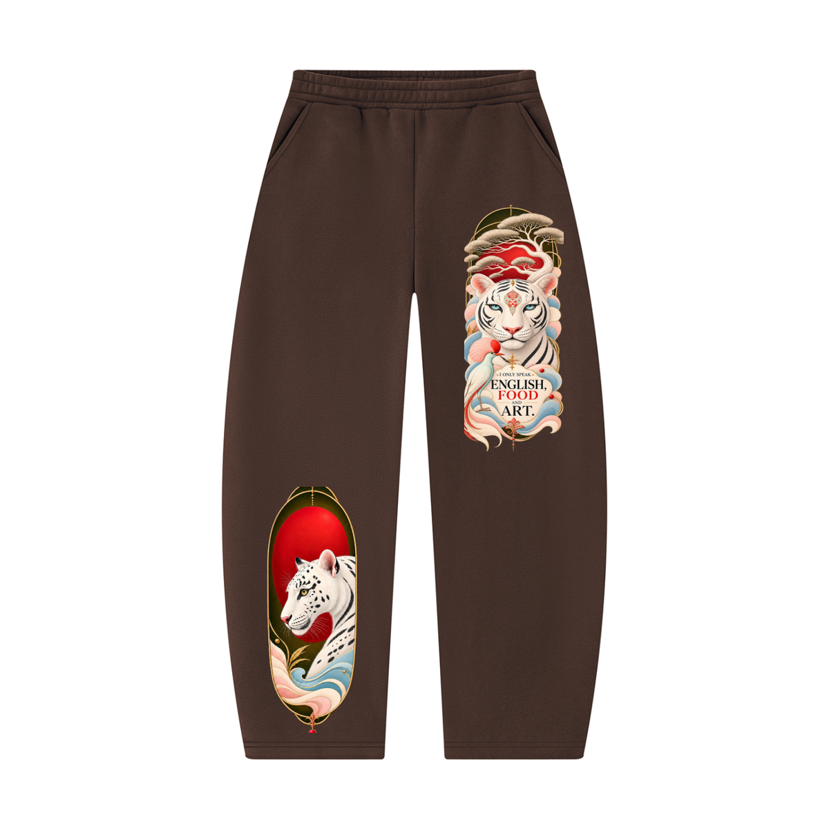 YukiHana Barrel Leg Sweatpants