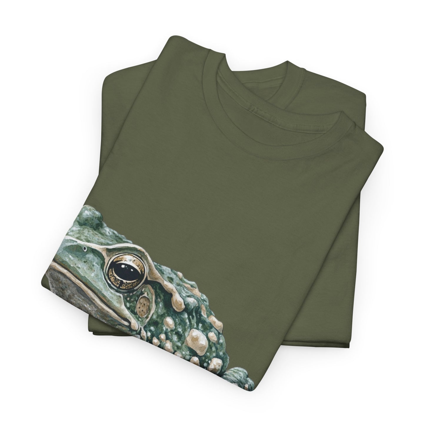 Frog Art Unisex Cotton Tee, Animal Lover Gift, Nature T-Shirt, Eco-Friendly Fashion, Men's & Women's Casual Wear