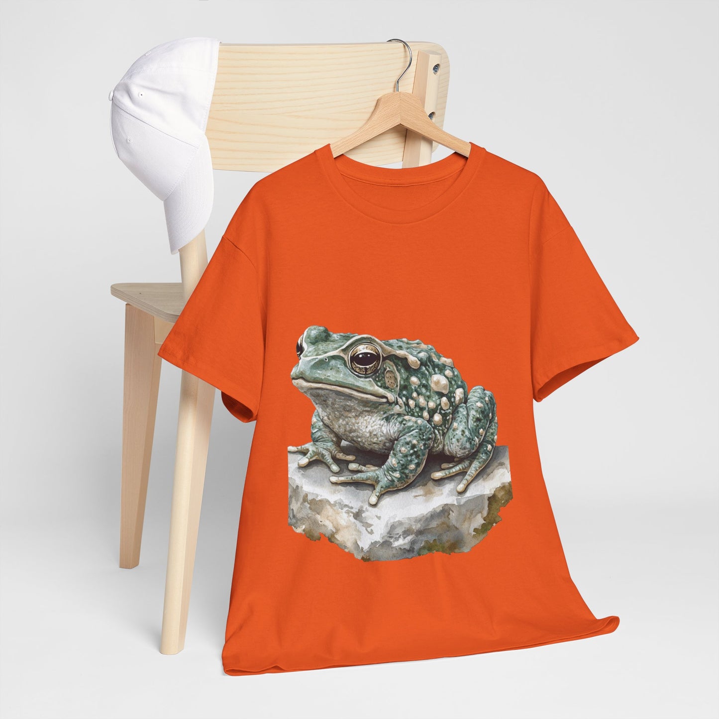 Frog Art Unisex Cotton Tee, Animal Lover Gift, Nature T-Shirt, Eco-Friendly Fashion, Men's & Women's Casual Wear