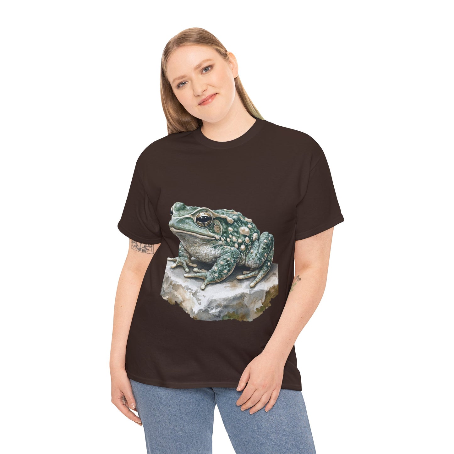 Frog Art Unisex Cotton Tee, Animal Lover Gift, Nature T-Shirt, Eco-Friendly Fashion, Men's & Women's Casual Wear