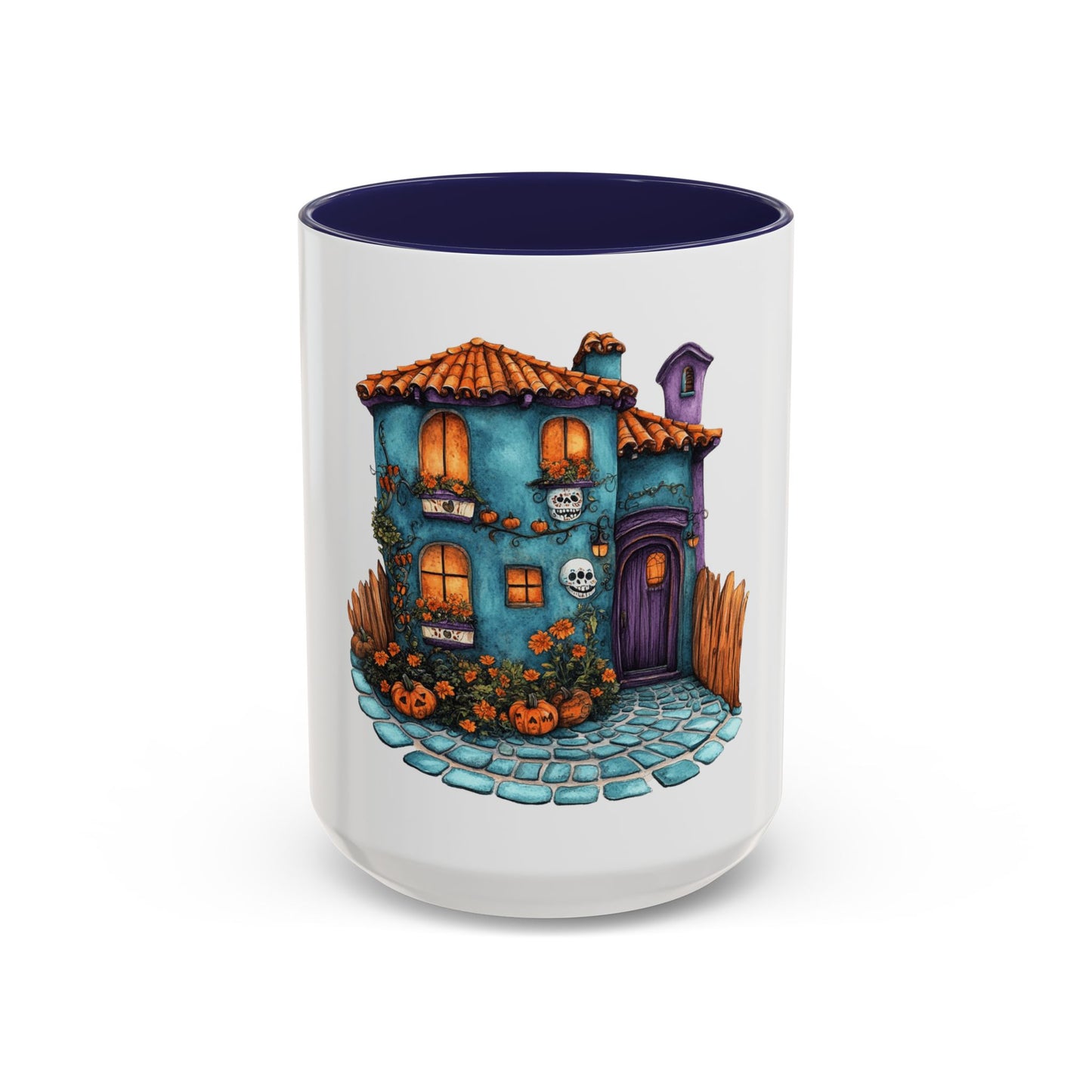 Charming Haunted House Mug - Perfect for Halloween, Coffee Lovers, Home Decor, Gift Idea, Unique Art