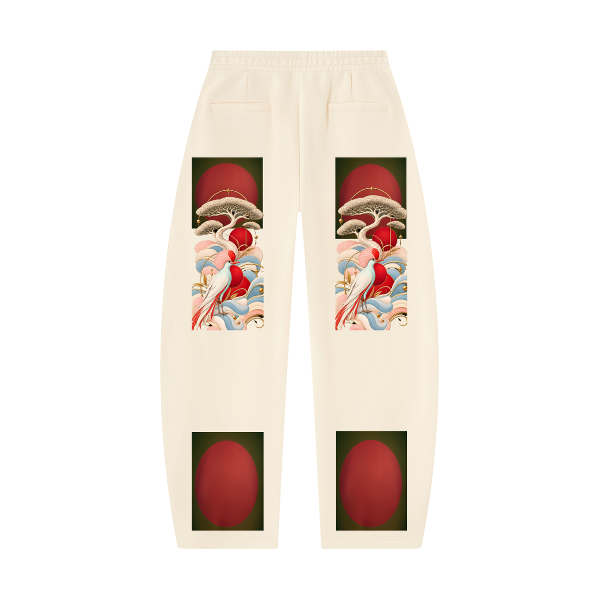 YukiHana Barrel Leg Sweatpants