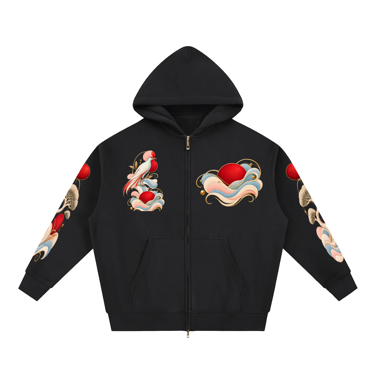 YukiHana Oversized Fleece Hoodie