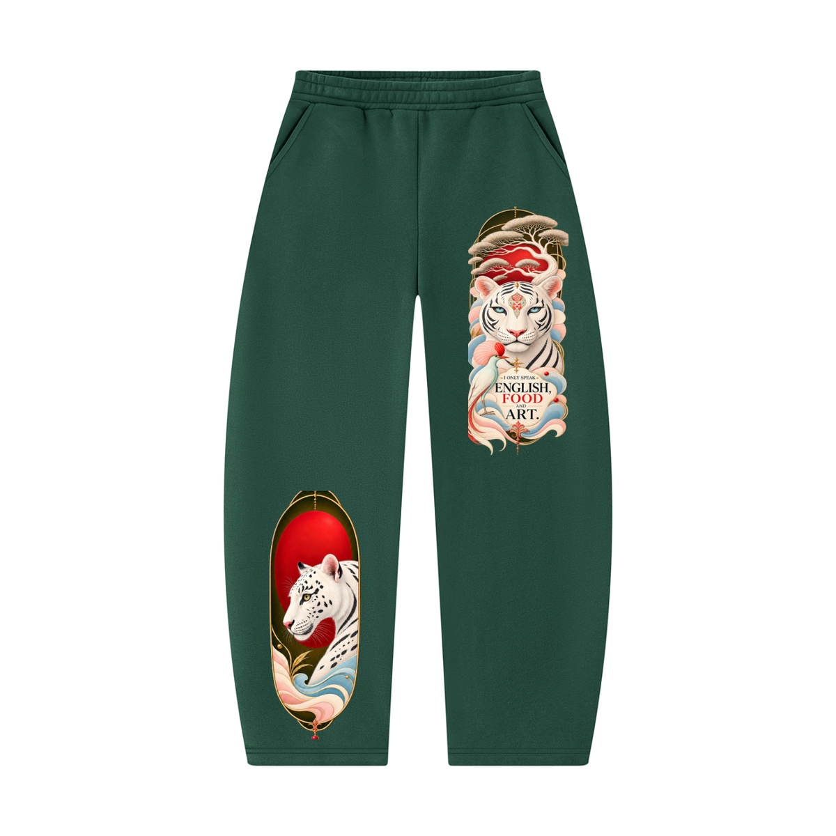 YukiHana Barrel Leg Sweatpants