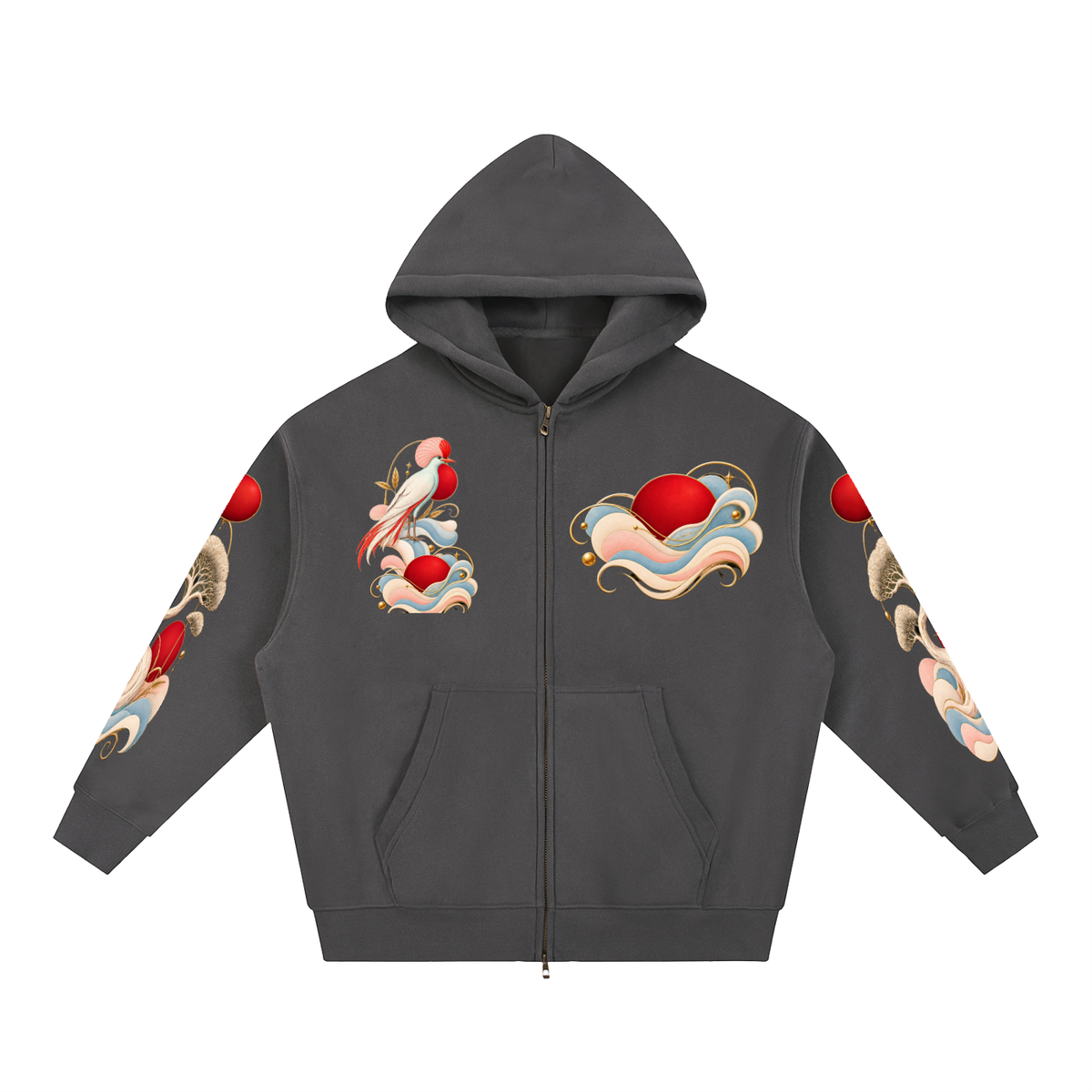 YukiHana Oversized Fleece Hoodie