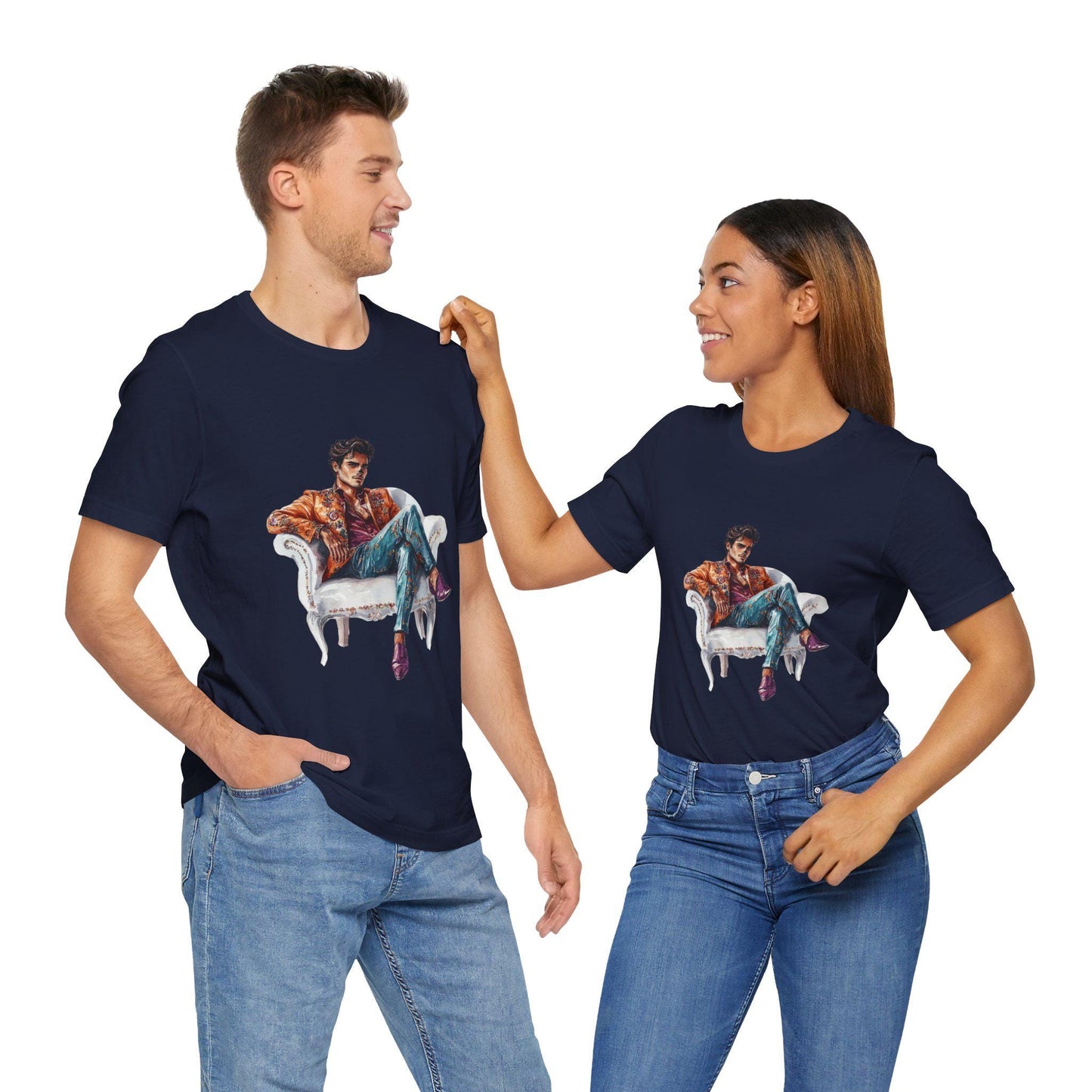 Artsy Graphic Tee: Vibrant Colors, Stylish Fashion