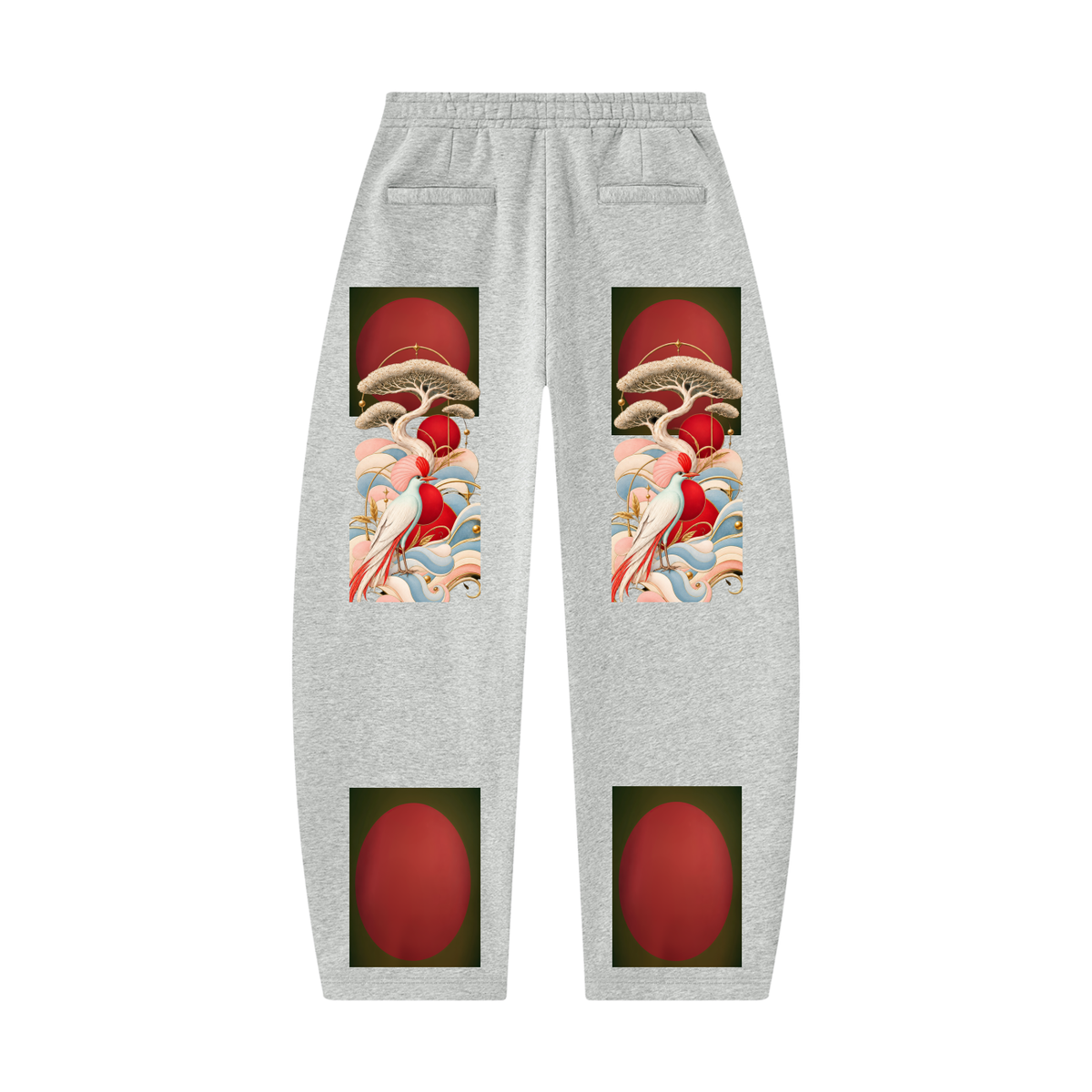 YukiHana Barrel Leg Sweatpants