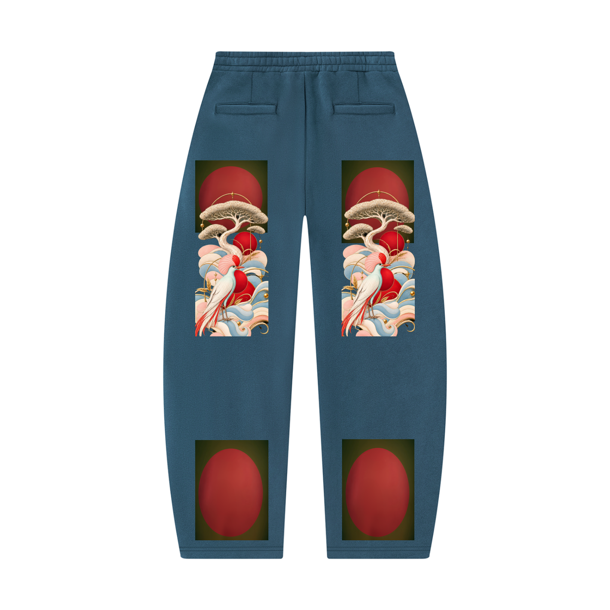 YukiHana Barrel Leg Sweatpants