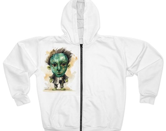 Unisex Graphic Zip Hoodie